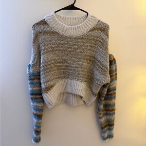 Urban Outfitters Earthy Tones Striped Sweater